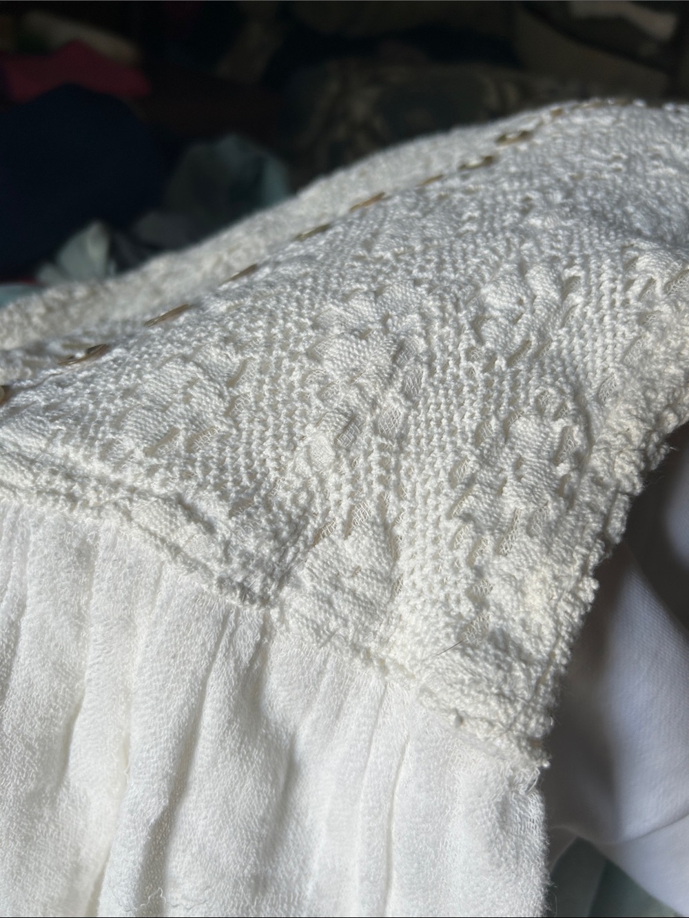 Free People Ivory Lace Cherokee Rose Romper - Picture 3 of 6